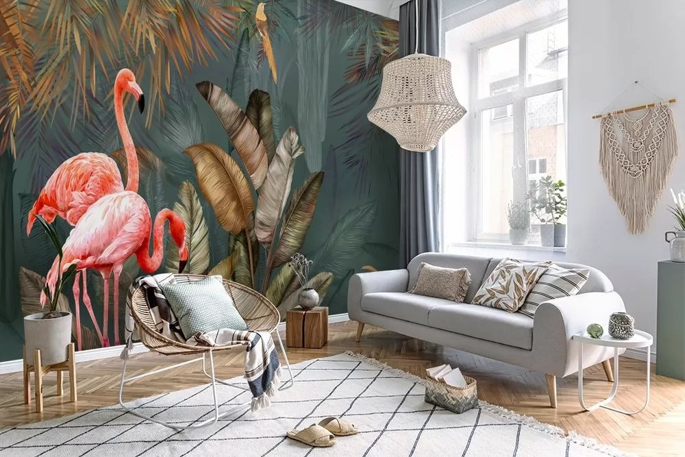 Flamingo Hideaway in an interior