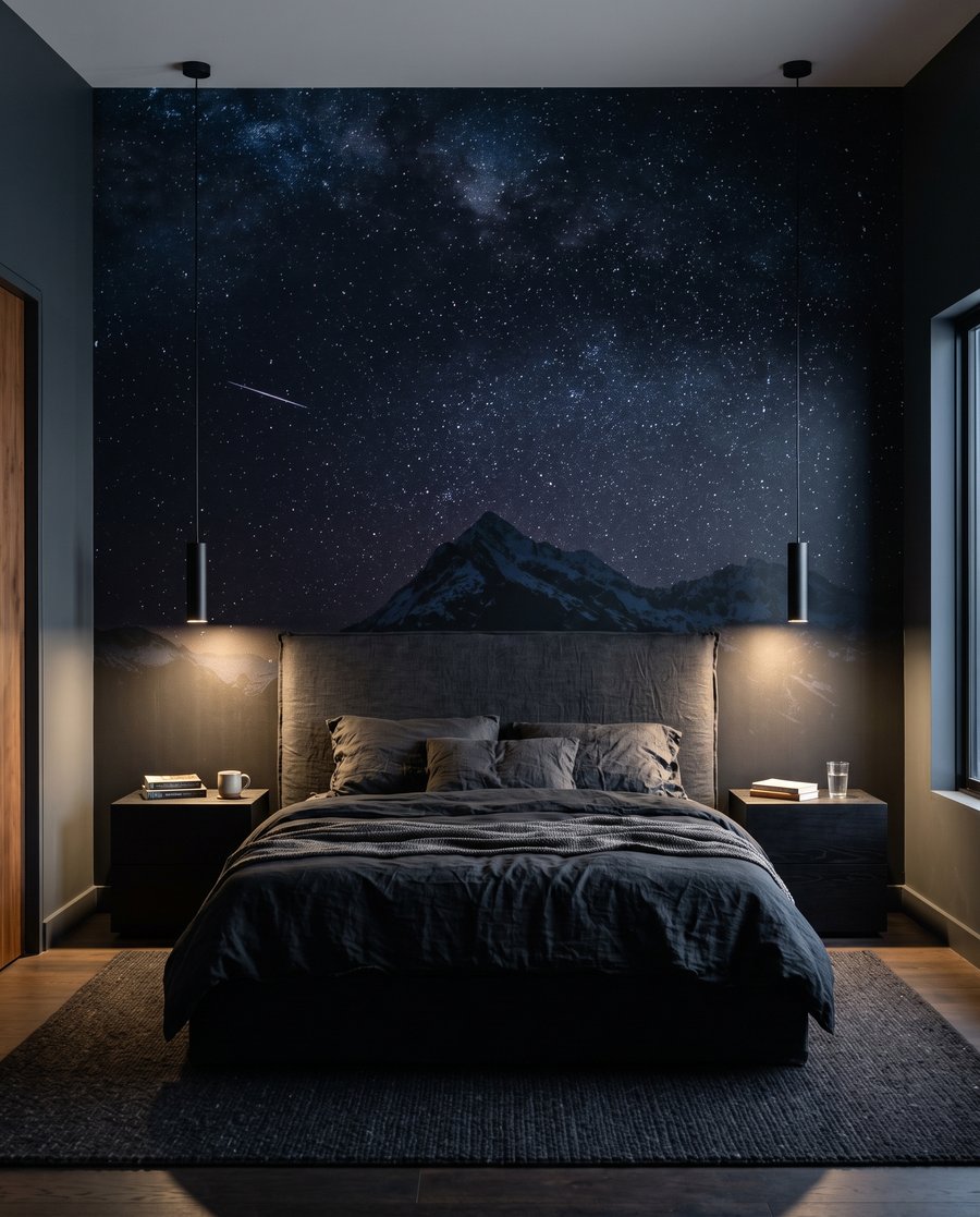 Mountain Stargazing in an interior
