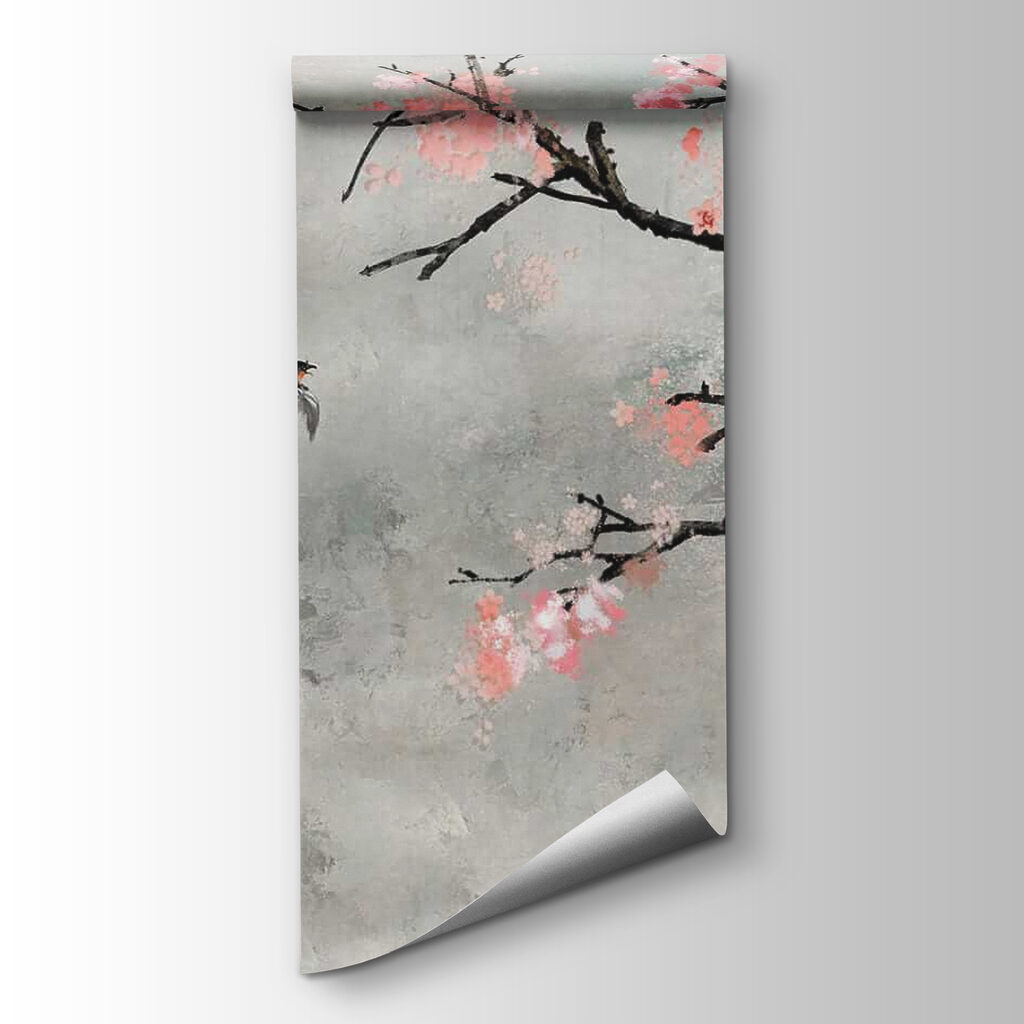 Birds beside blossom — product view