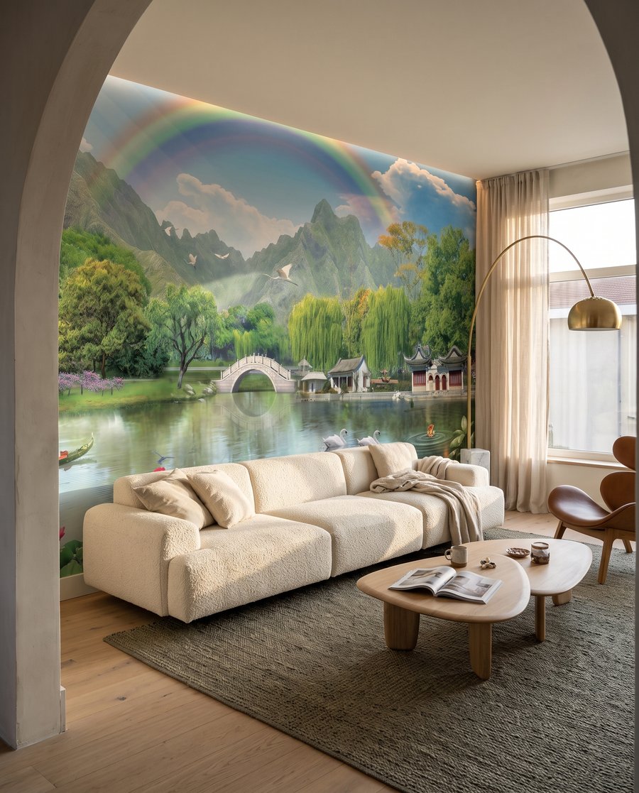 Rainbow Lake Garden in an interior