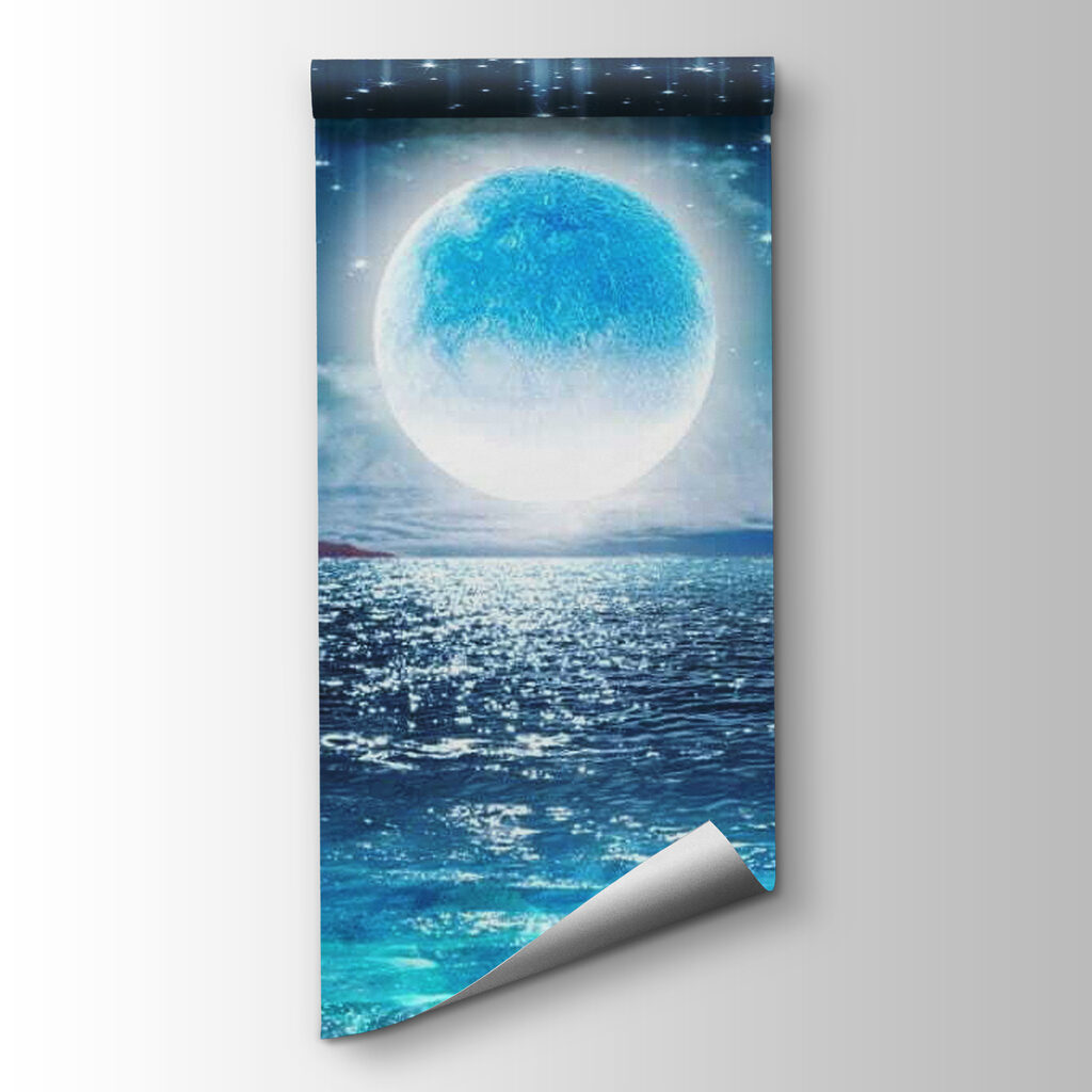 Moonlight on blue sea — product view