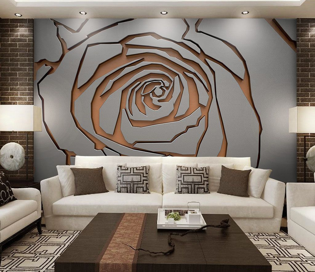 Rose in angular outlines — interior 1