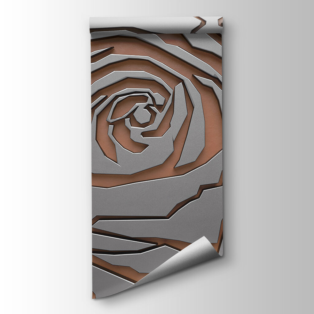 Rose in angular outlines — product view