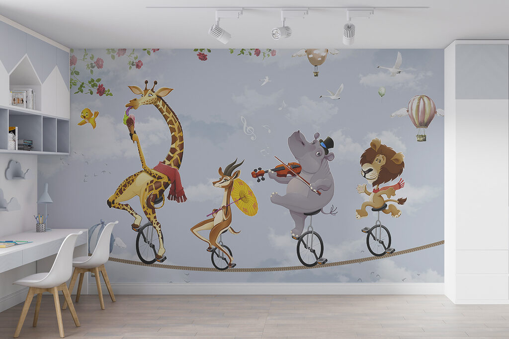 Animals on a tightrope — interior 2