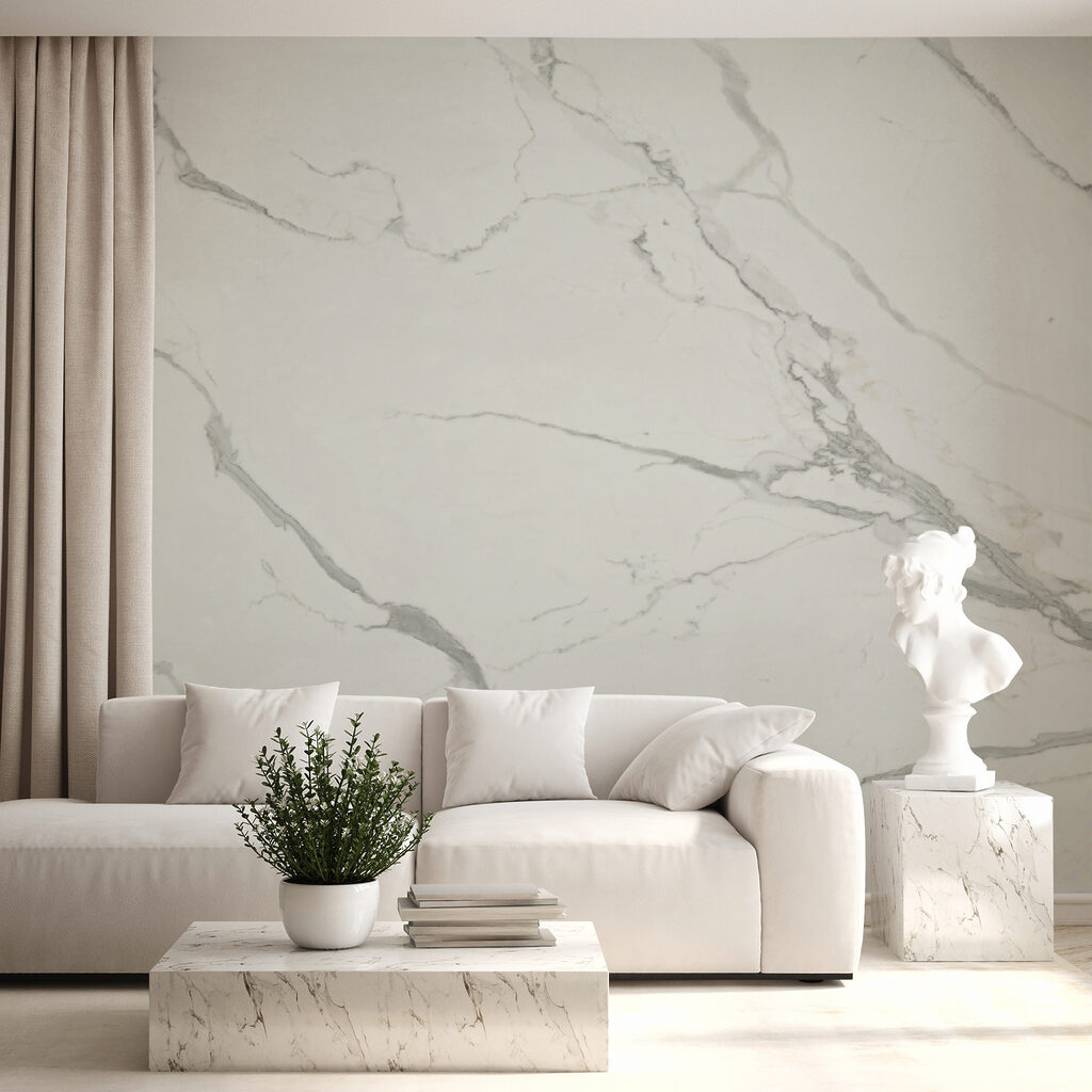 Grey veins on cream — interior 3