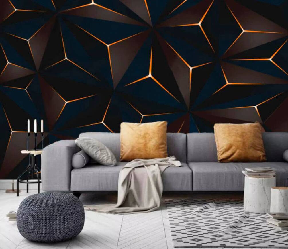 Golden Edge Geometry in an interior