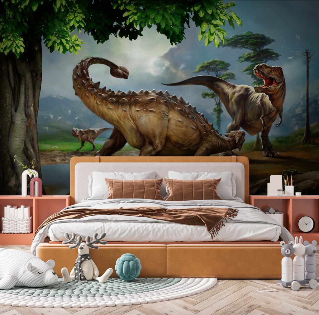 Dinosaurs on the riverbank — interior 8