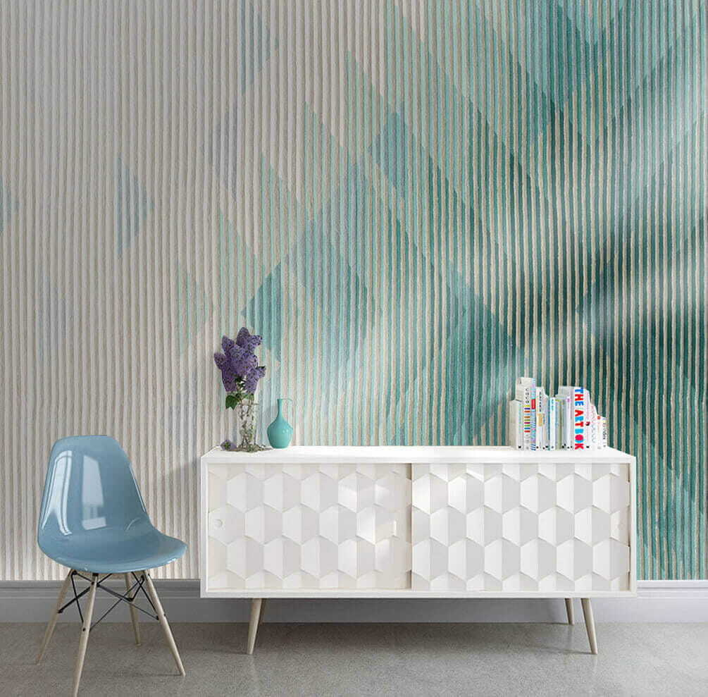 Blue diamonds behind stripes — interior 2