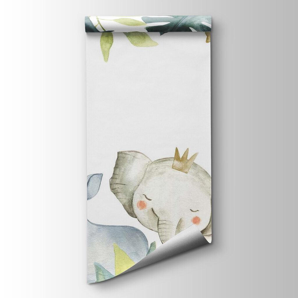 Jungle animals in leaves — product view