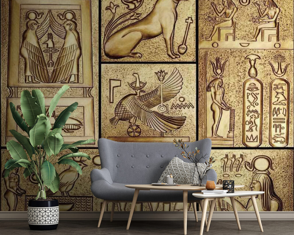 Ancient Egyptian scenes — interior 2