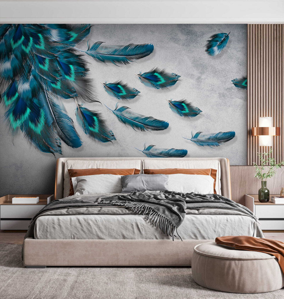 Dark feathers with turquoise — interior 6