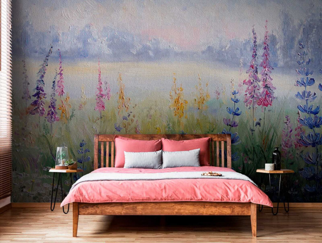 Wildflowers by a lake — interior 2