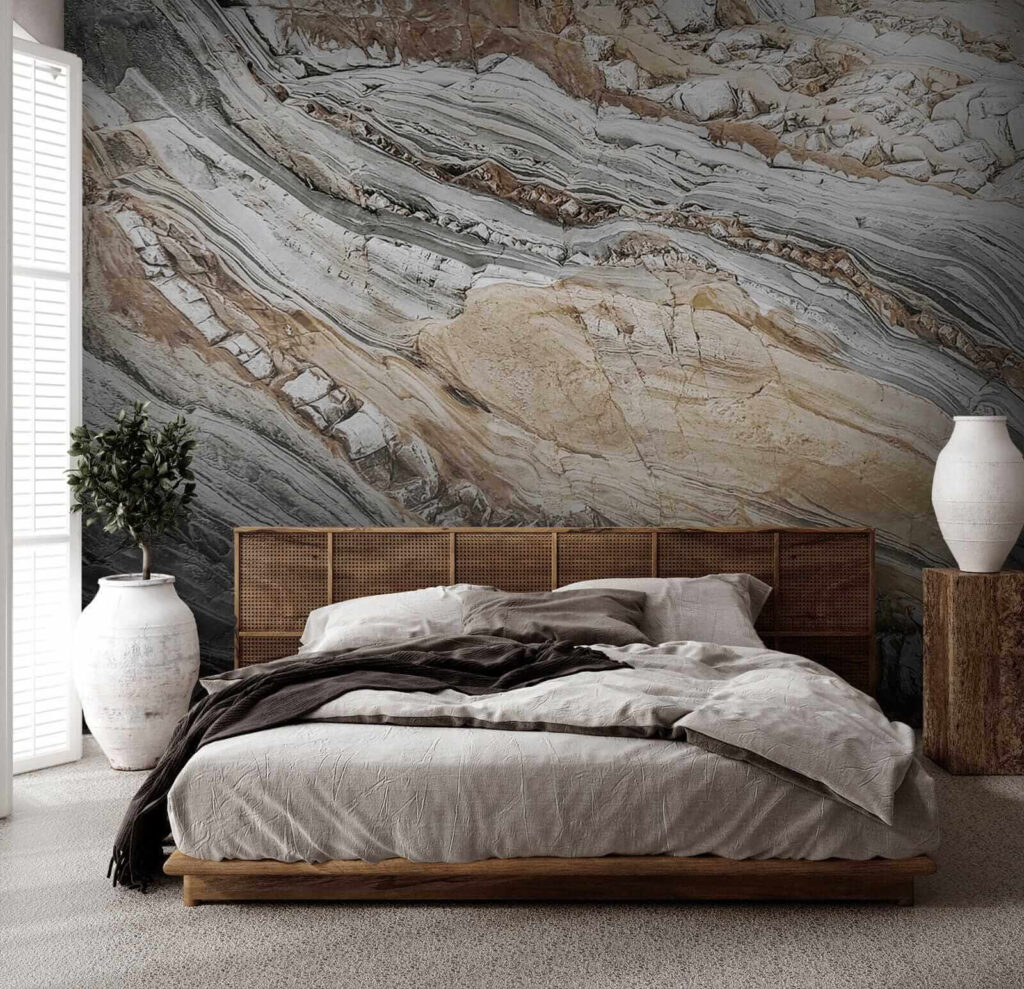Layered stone effect — interior 2