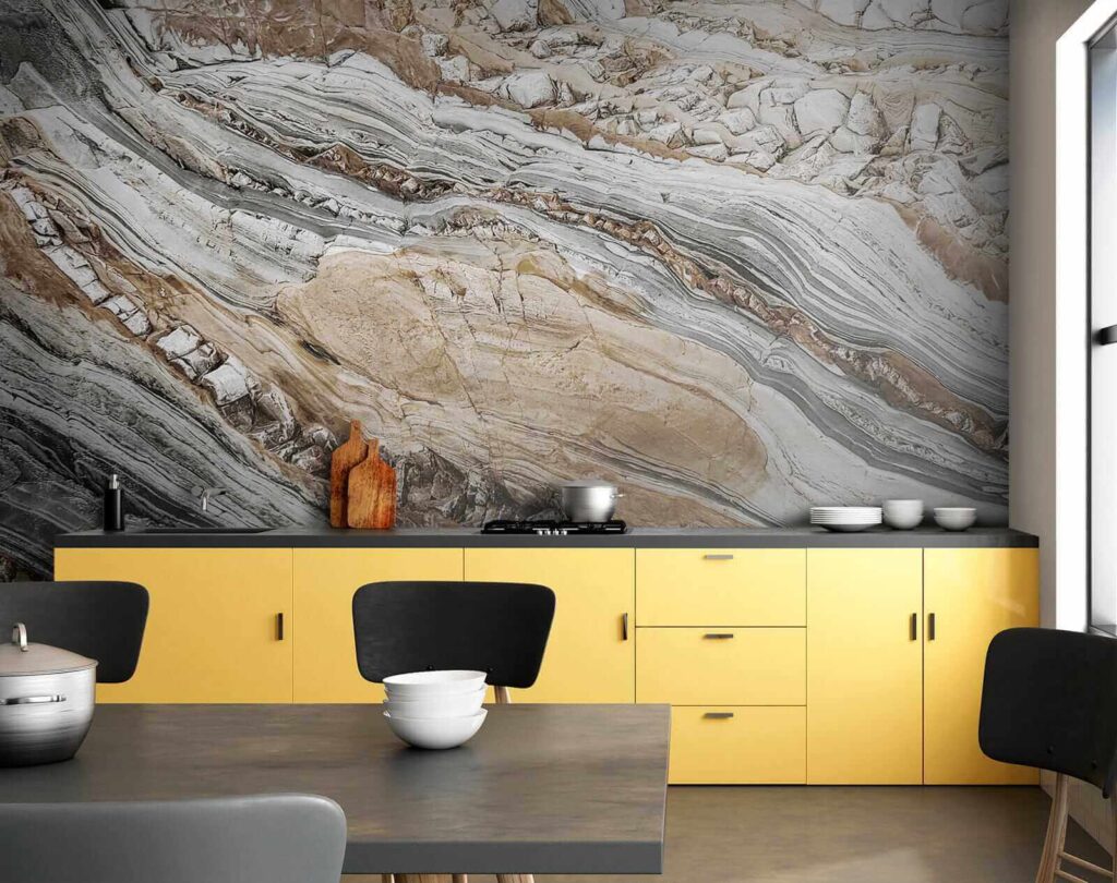 Layered stone effect — interior 3