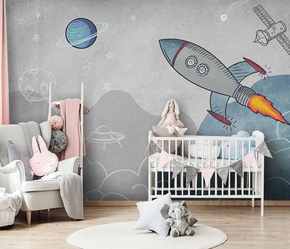 Rocket above the clouds — interior 2