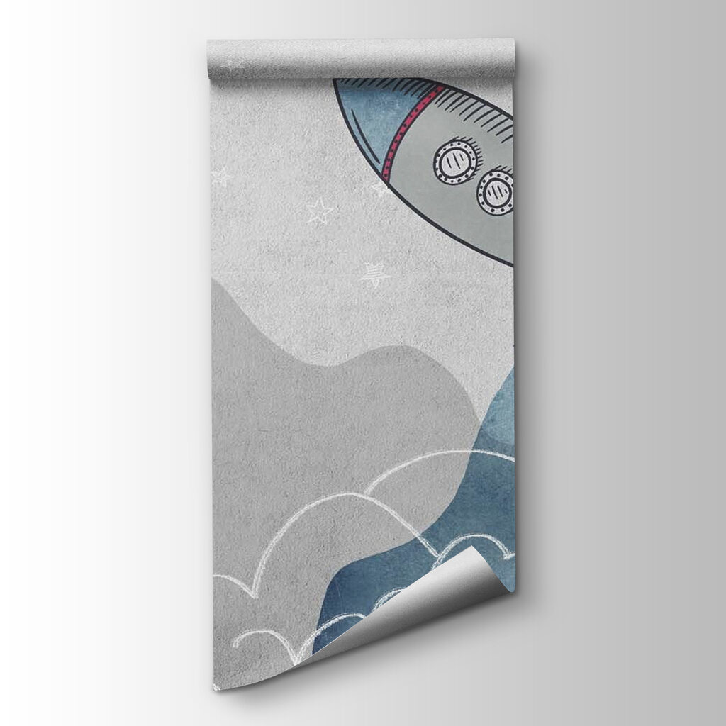 Rocket above the clouds — product view