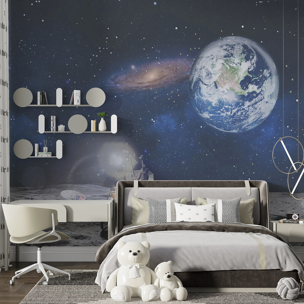 Earth above the moon — interior 3