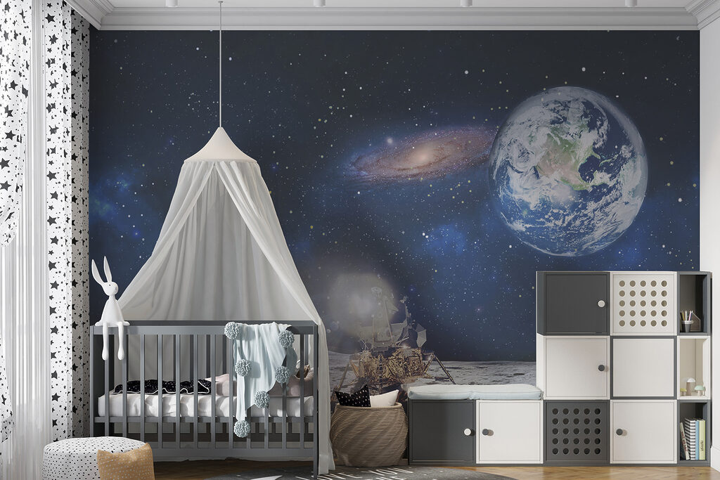 Earth above the moon — interior 2