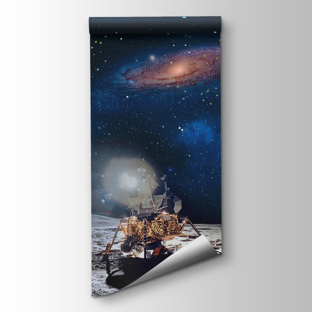 Earth above the moon — product view