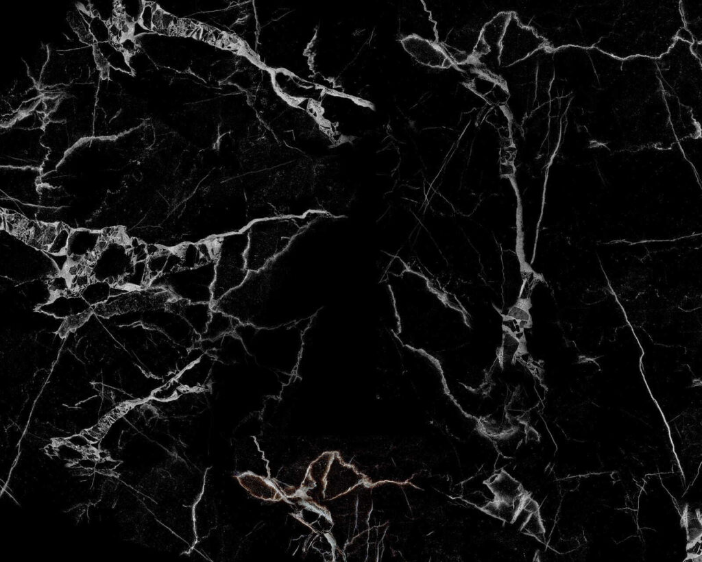 White veins on black — full design