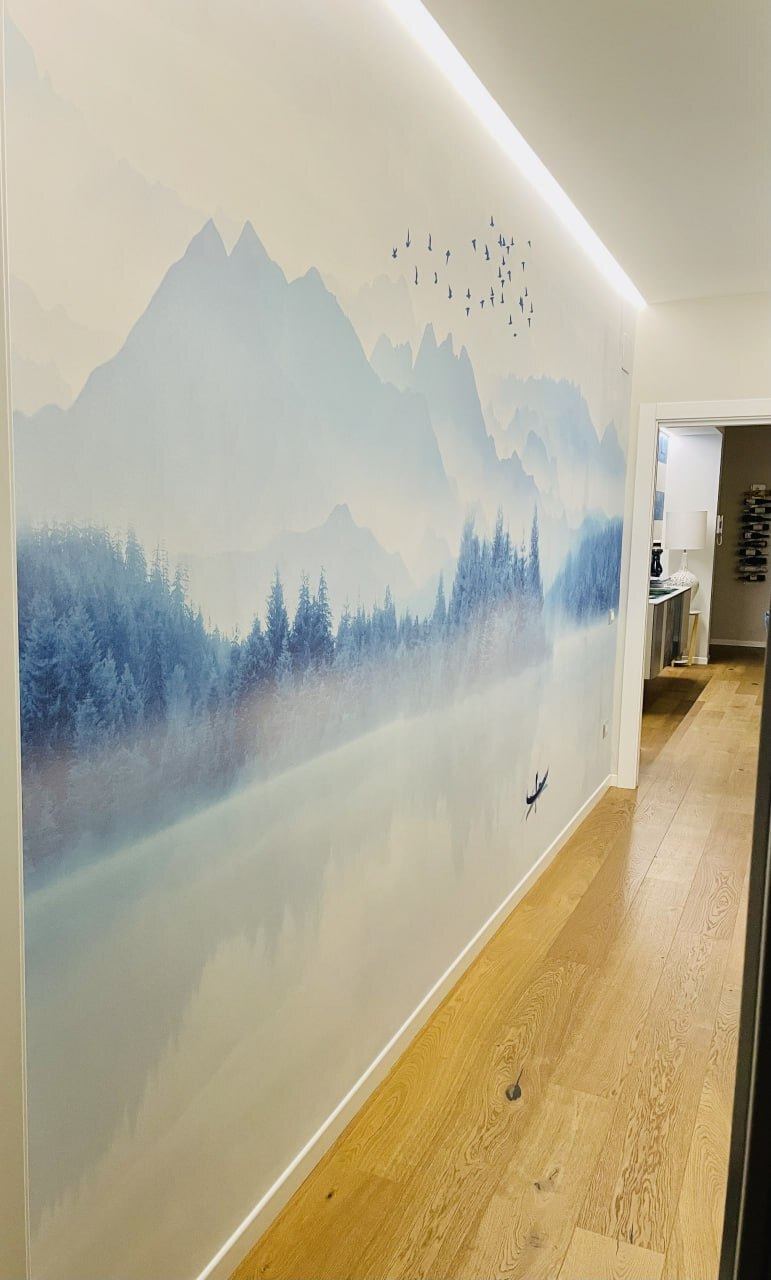 Boat on mountain water — interior 2