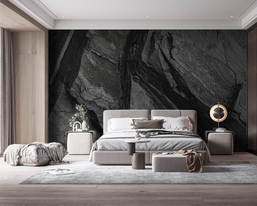 Dark rock layers — interior 2