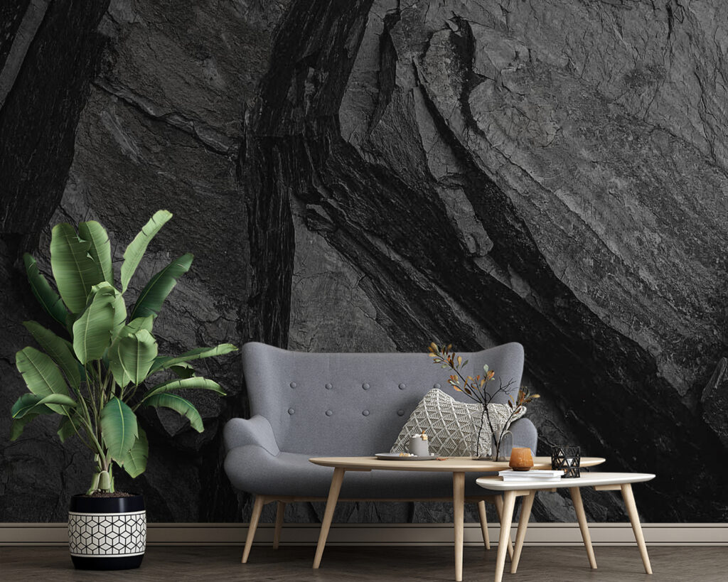 Dark rock layers — interior 4