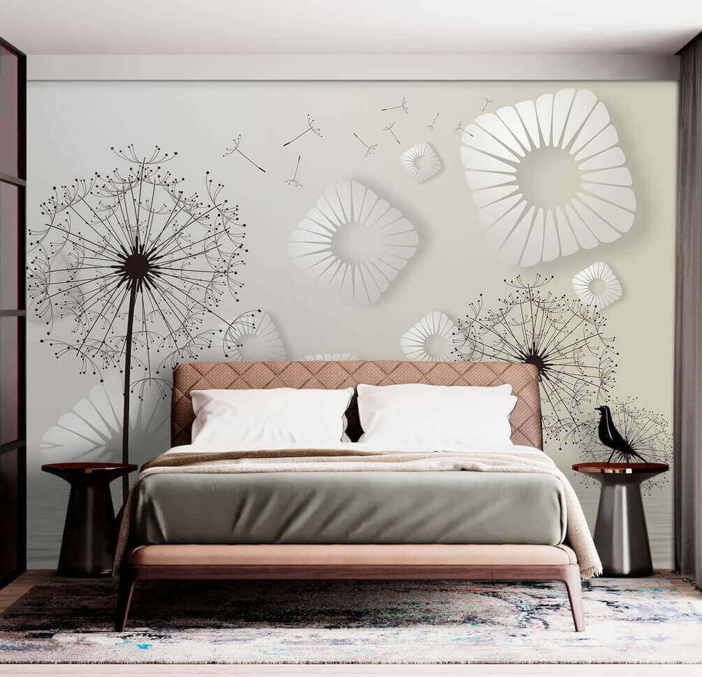 Plumes beside white blooms — interior 1