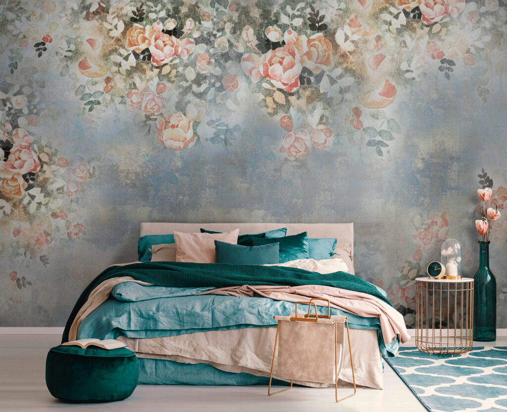 Roses around paint haze — interior 3