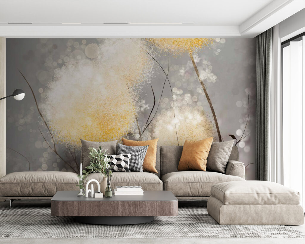 Round blooms on stems — interior 5