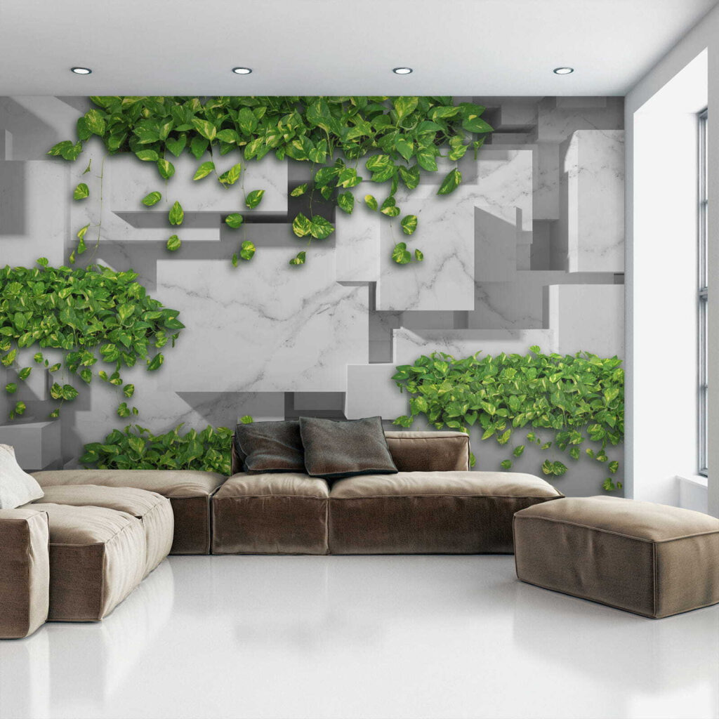 Ivy between projecting blocks — interior 7