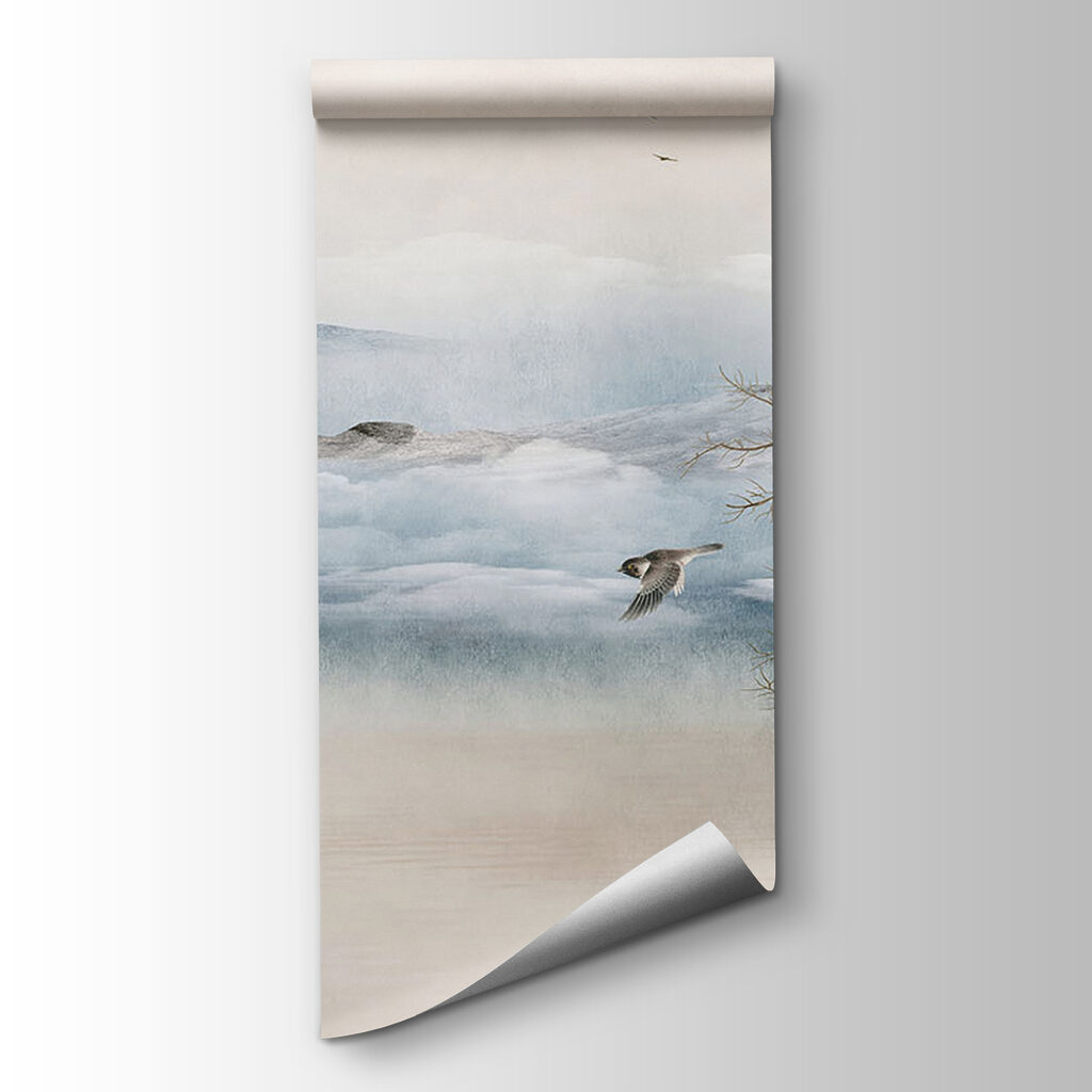 Birds among bare branches — product view