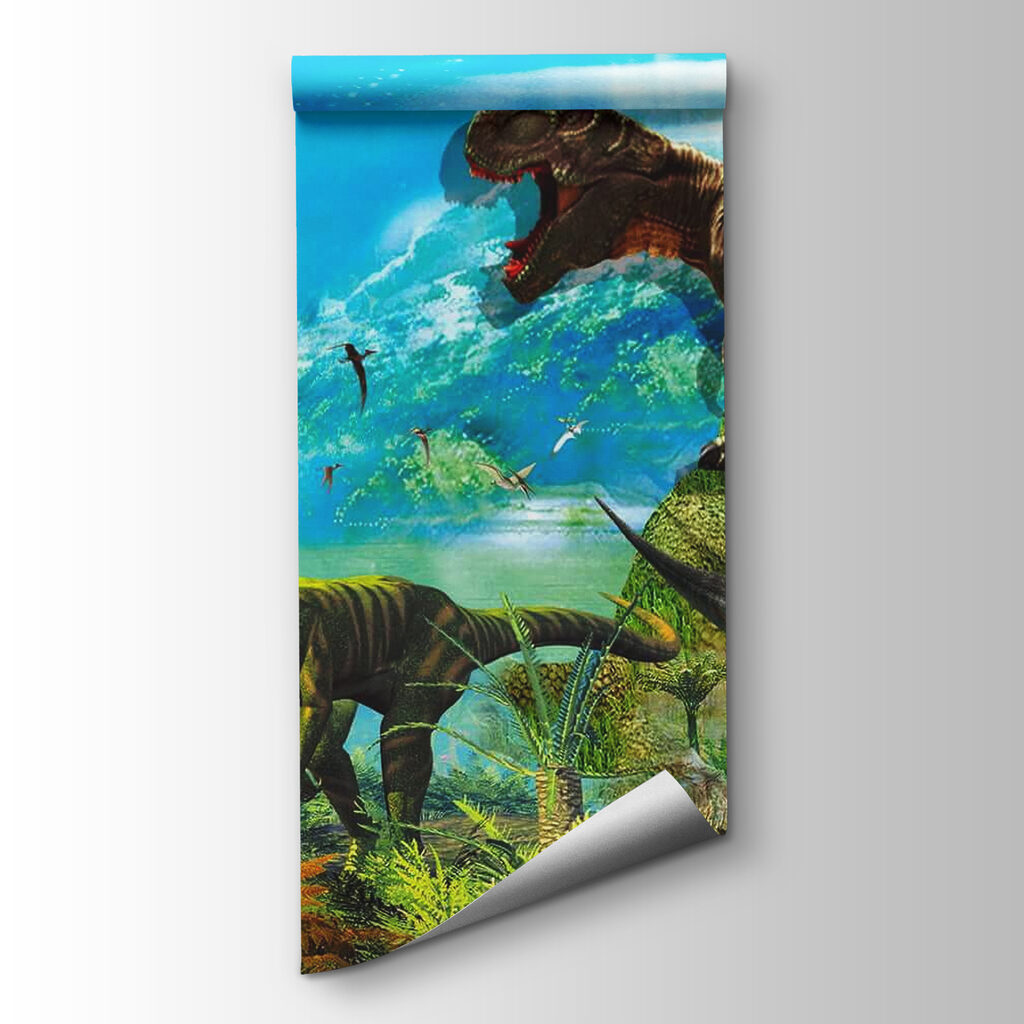 Dinosaurs in blue jungle — product view