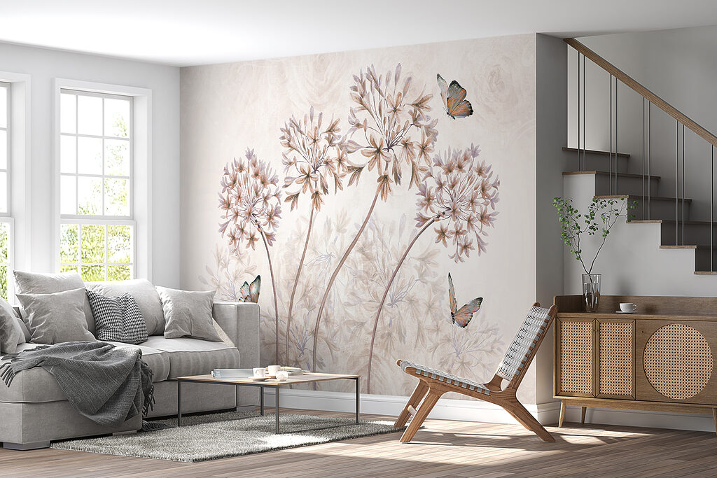 Butterflies and Alliums — interior 3
