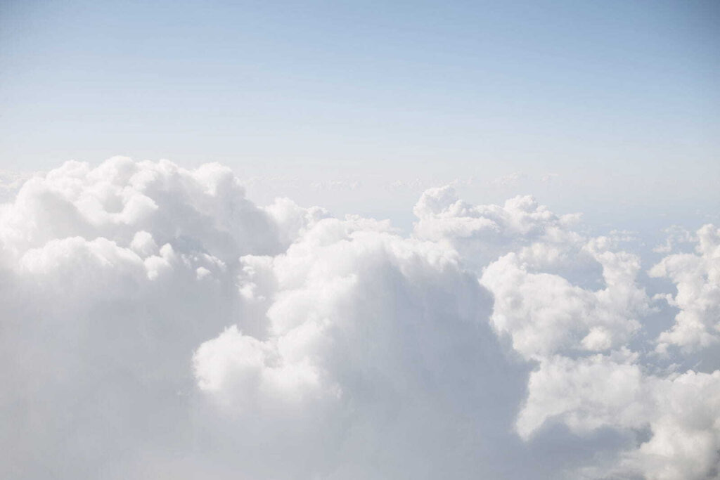 Soft clouds from above — full design