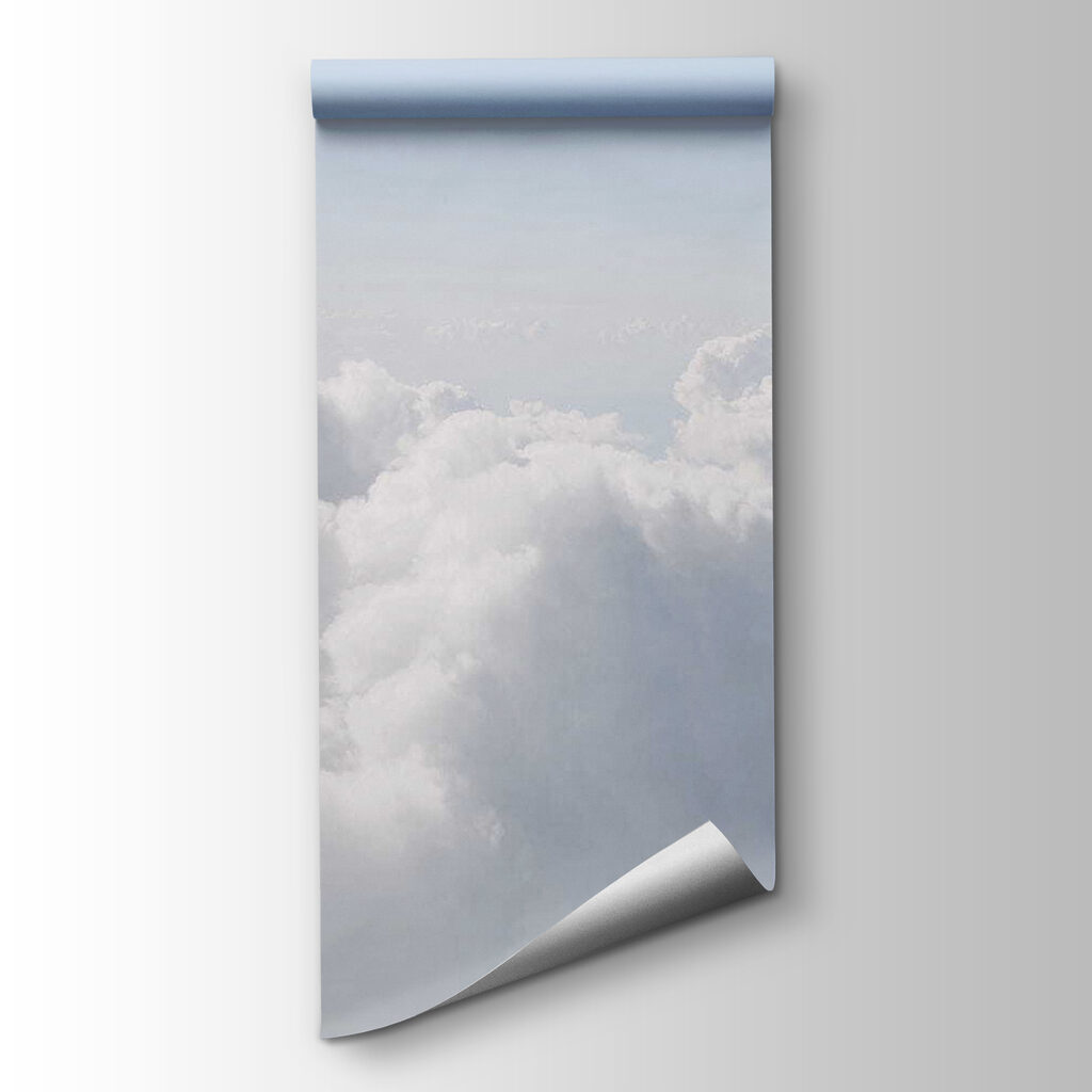 Soft clouds from above — product view