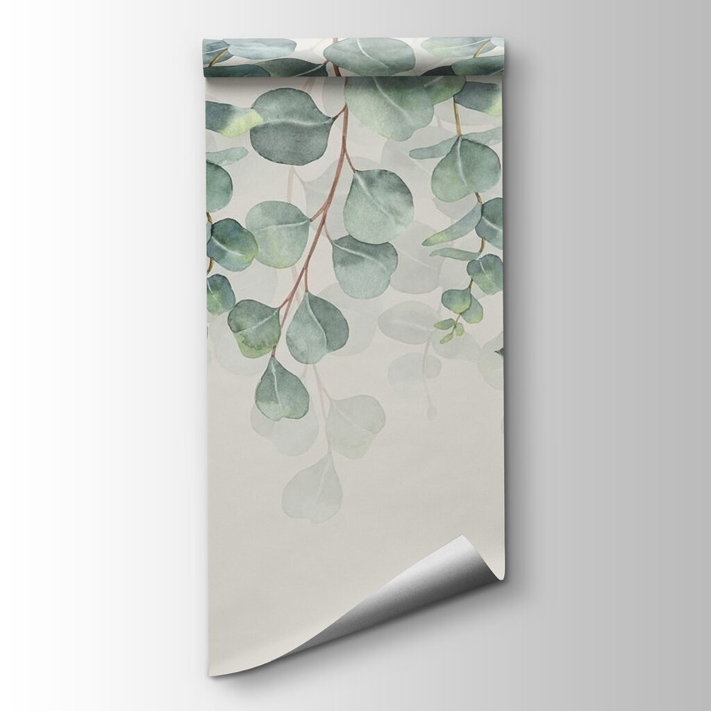 Hanging leaves, lilac blooms — product view