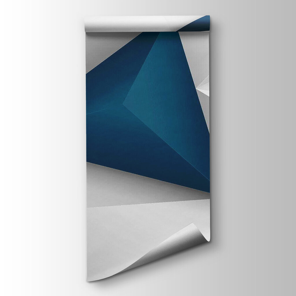 Blue and white facets — product view
