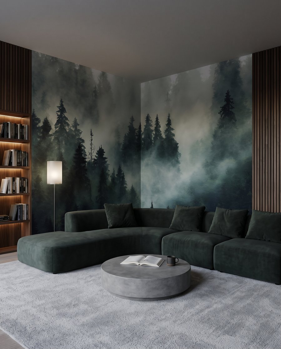 Pines in the Haze — interior 3