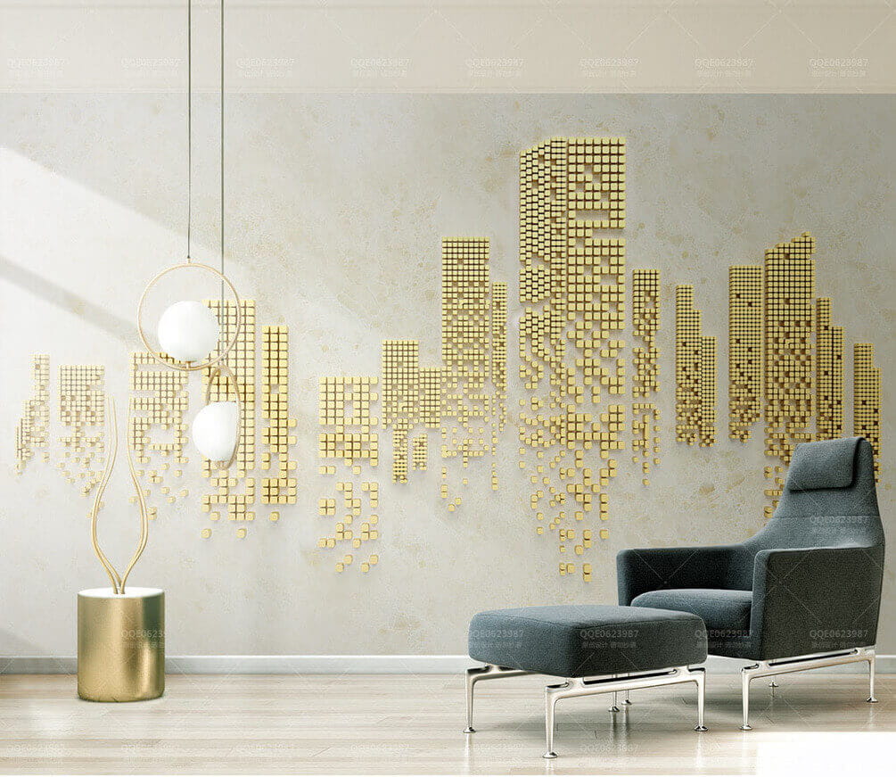 City in gold dots — interior 1