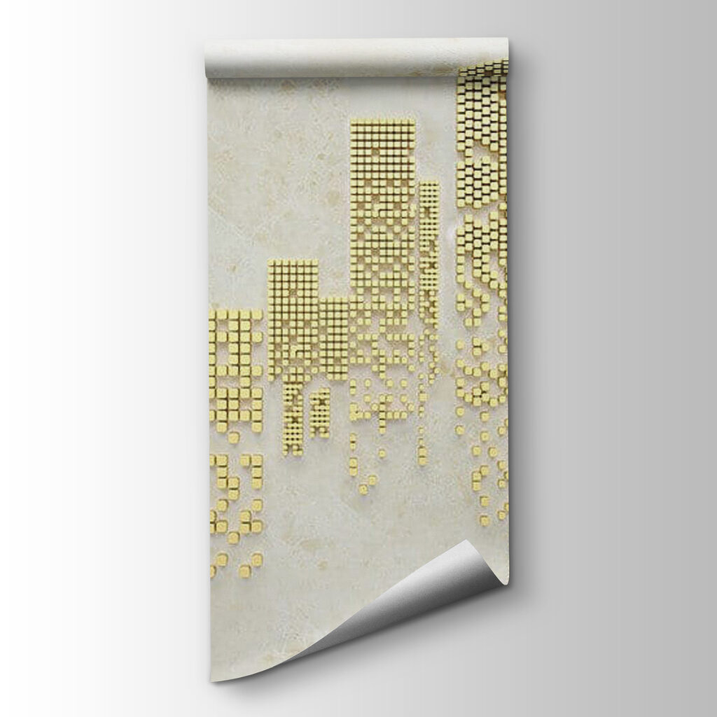 City in gold dots — product view