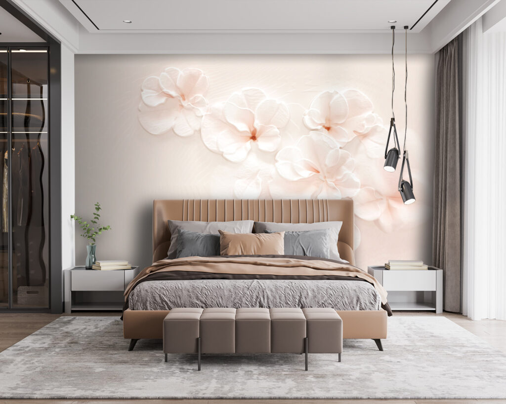 Light pink flowers — interior 1