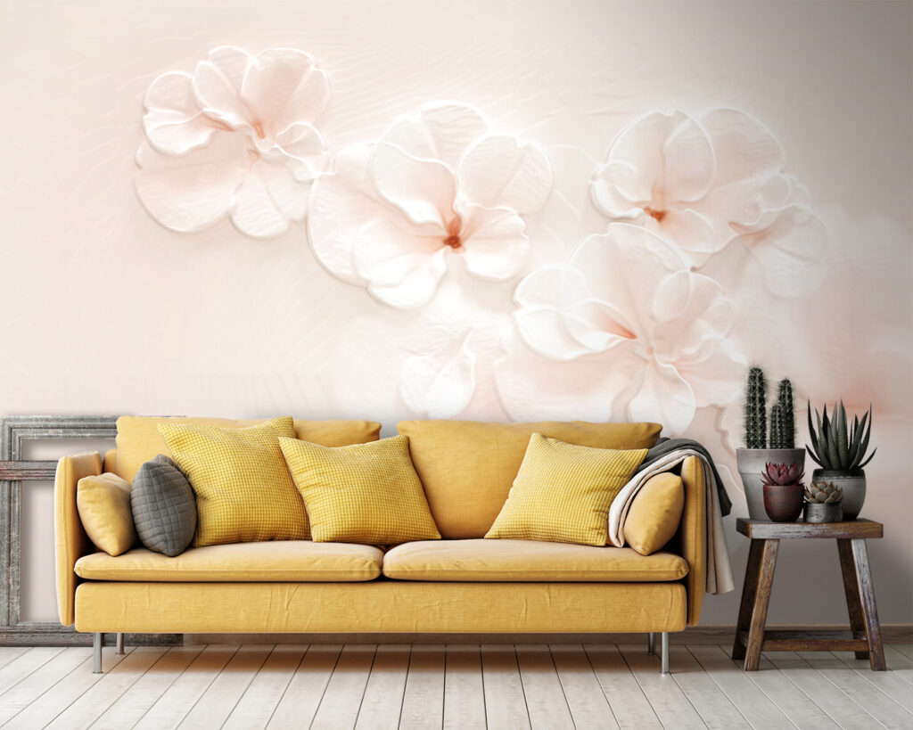 Light pink flowers — interior 3