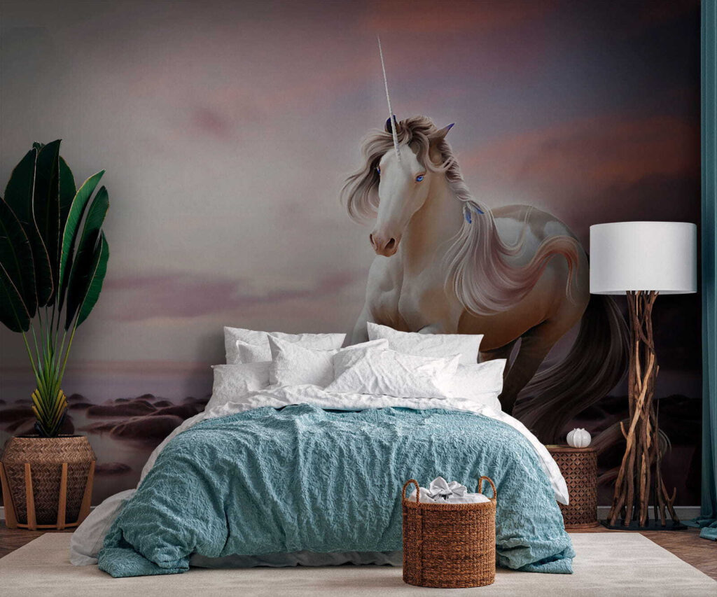 Unicorn at dusk — interior 2