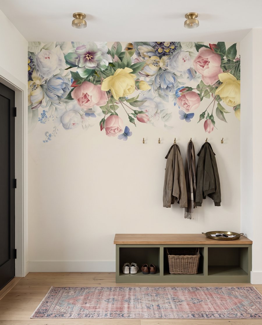 Hanging flower bouquet — interior 4