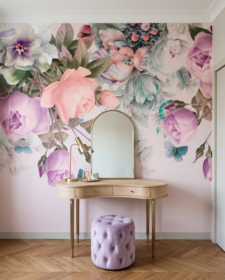 Hanging Flower Garden in an interior