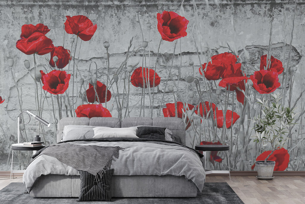 Poppies by the Wall — interior 4