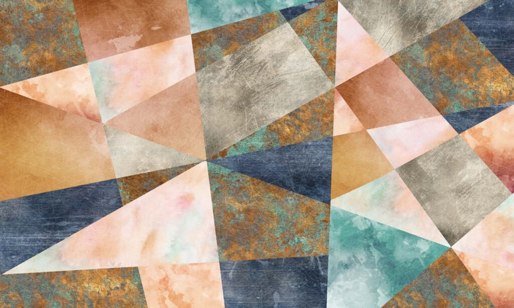 Weathered Triangle Mosaic — full design