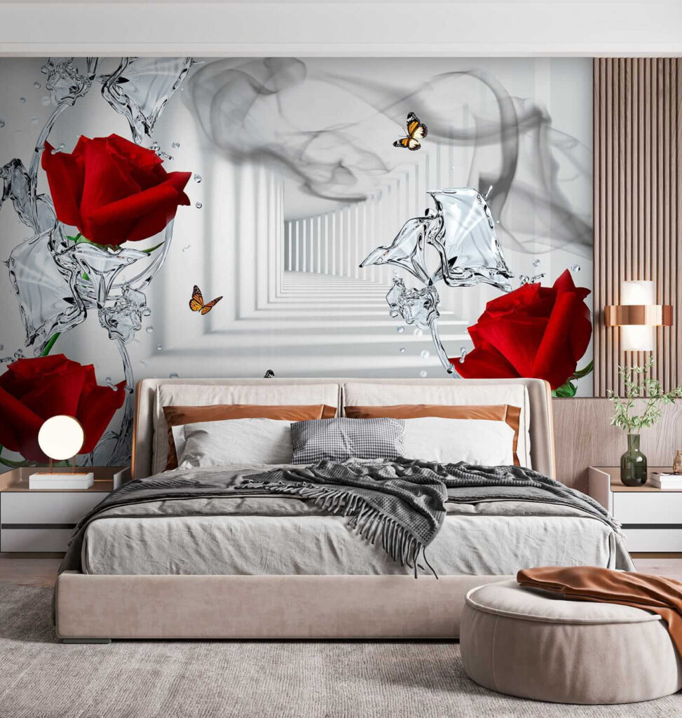 Red roses with depth — interior 2