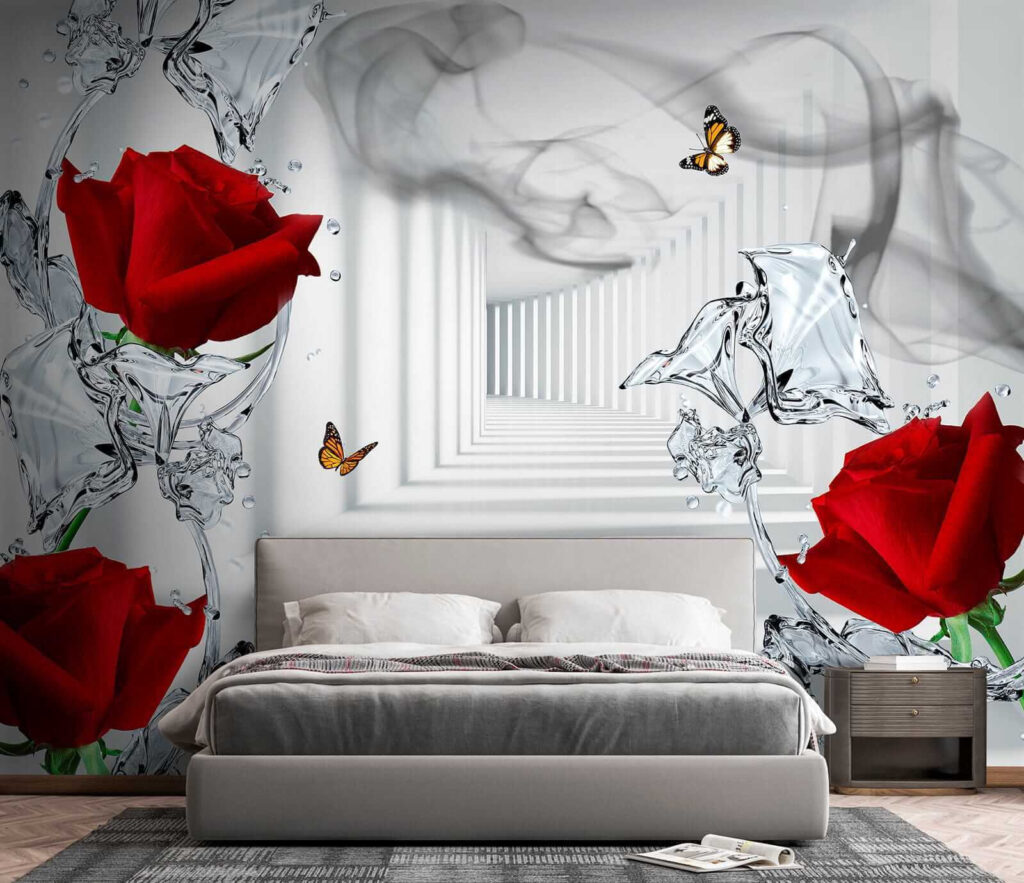 Red roses with depth — interior 3